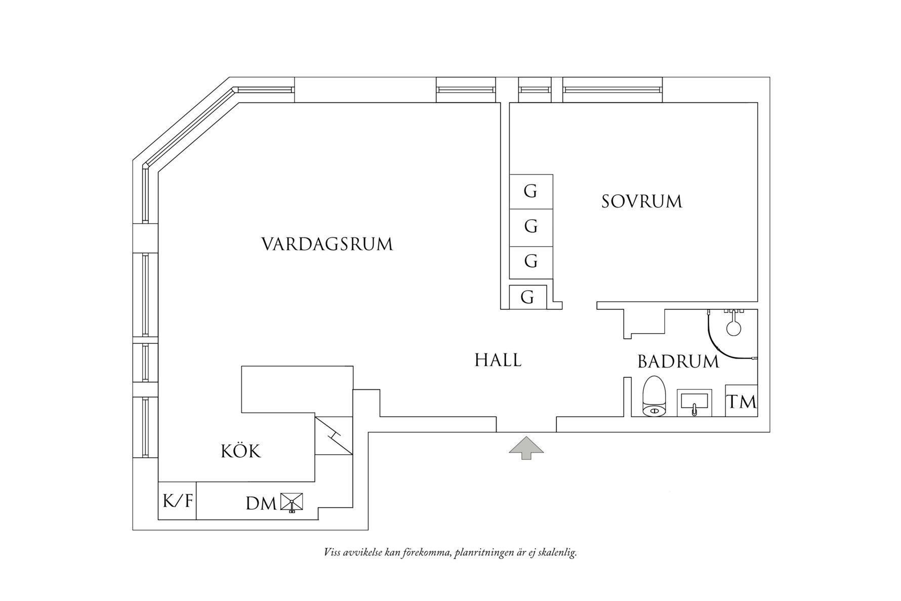 Planritning 1 Karl Gustavsgatan 31