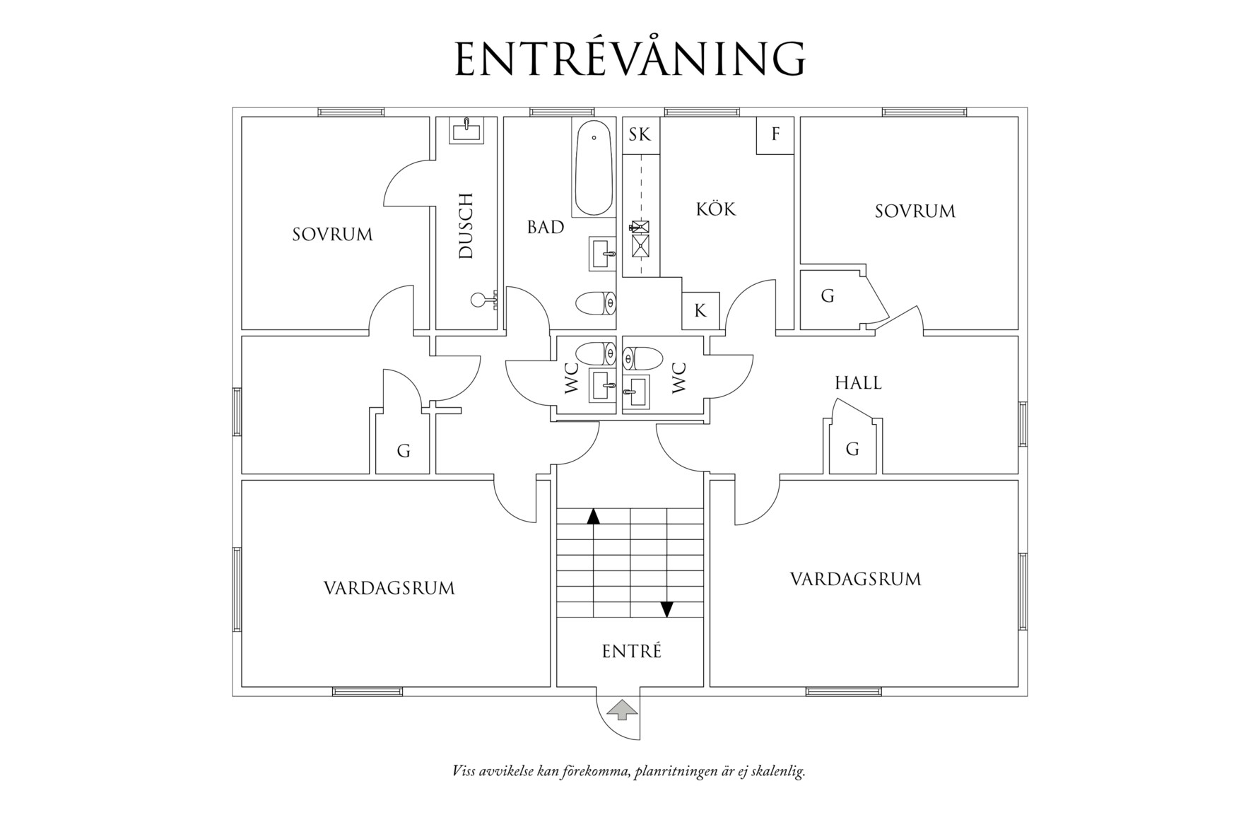 Planritning 1 Lindåkravägen 1