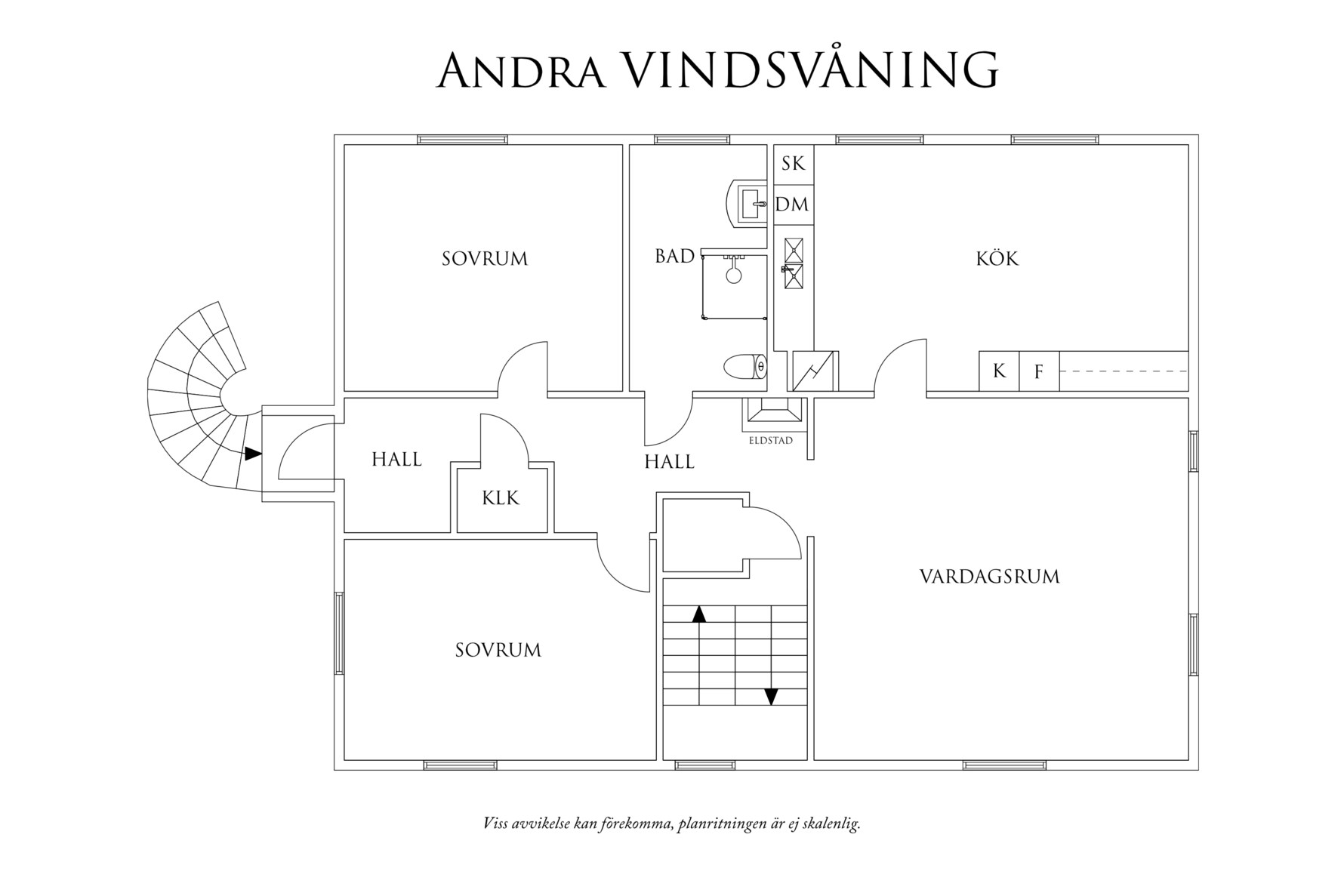 Planritning 2 Lindåkravägen 1
