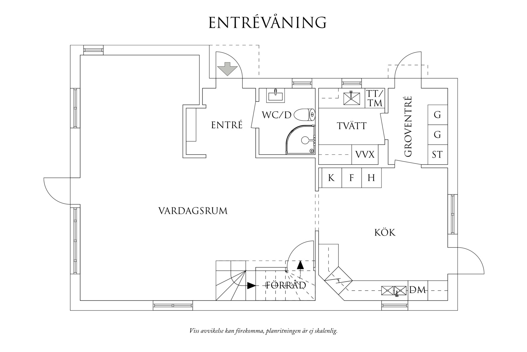 Planritning 1 Västra Eklanda Höjd 52
