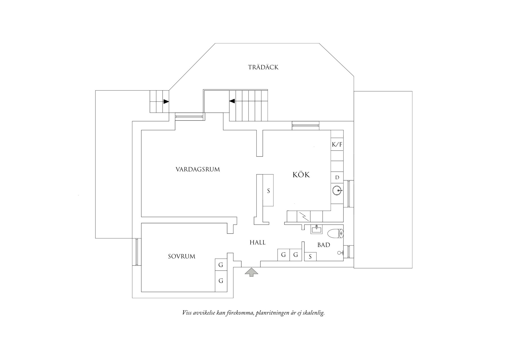 Planritning 1 Daltorpsgatan 49A
