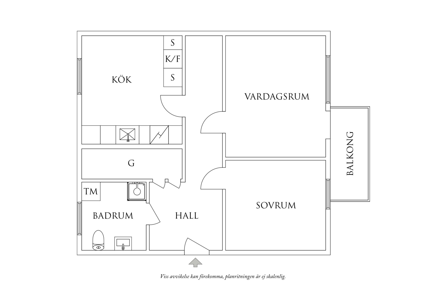Planritning 1 Träringen 33