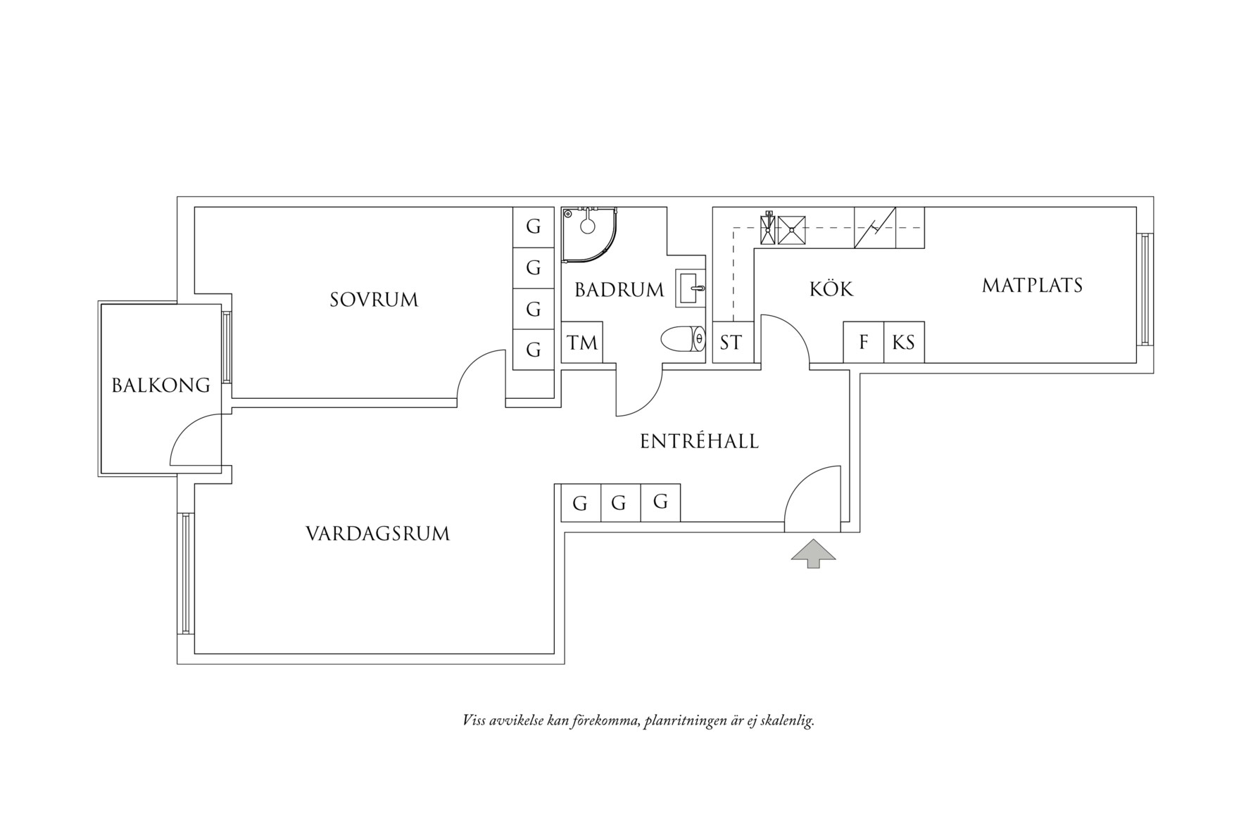 Planritning 1 Nilssonsberg 1
