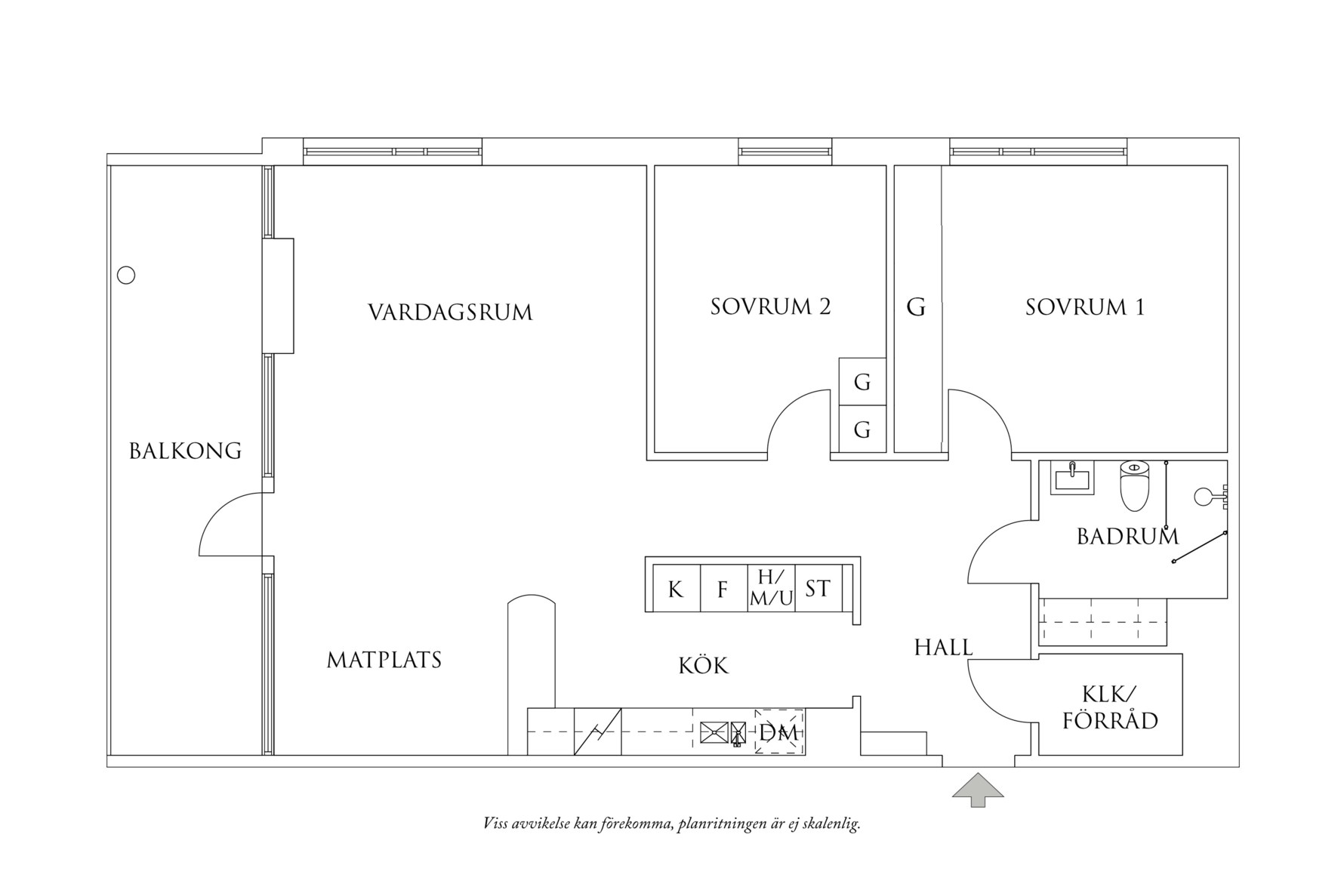 Planritning 1 Smörgatan 102