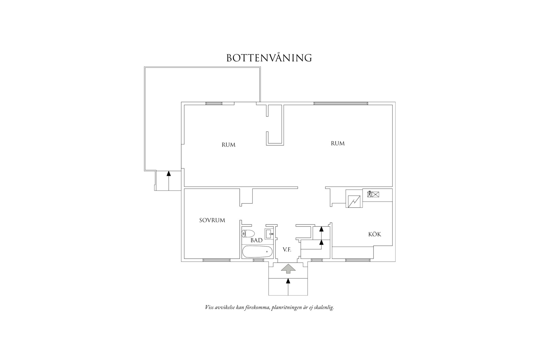 Planritning 1 Frölundaborgs Allé 10