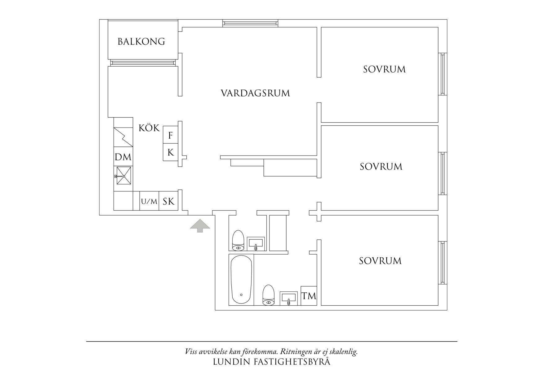 Planritning 1 Beryllgatan 45