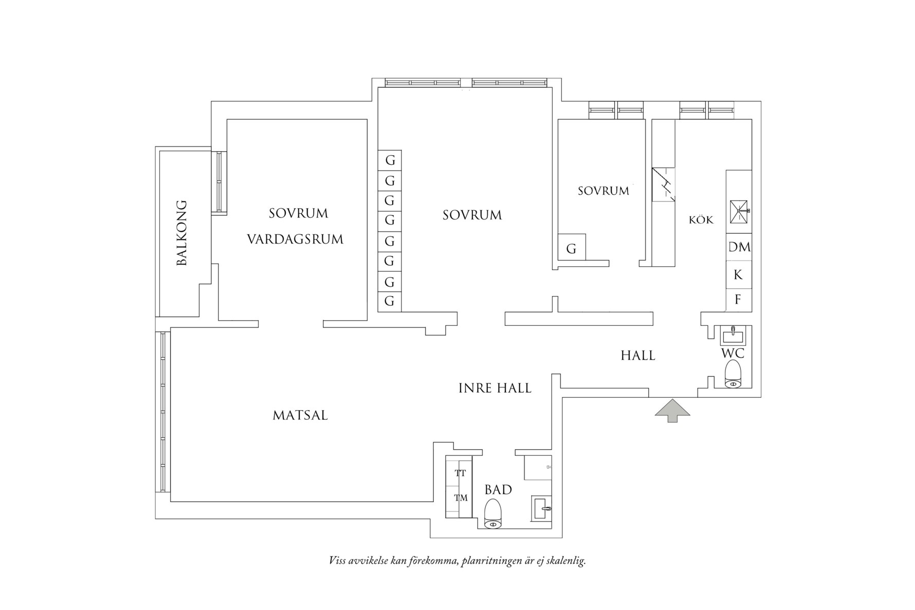 Planritning 1 Vidblicksgatan 1